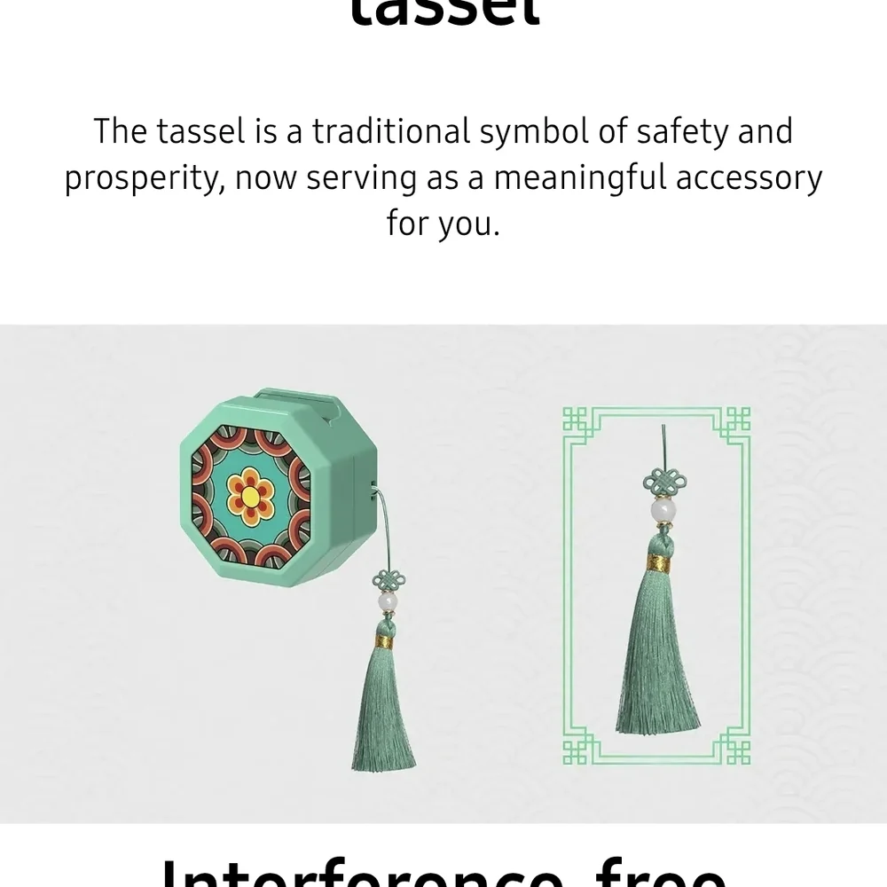 Samsung Galaxy Buds4 Heritage Case with Tassel